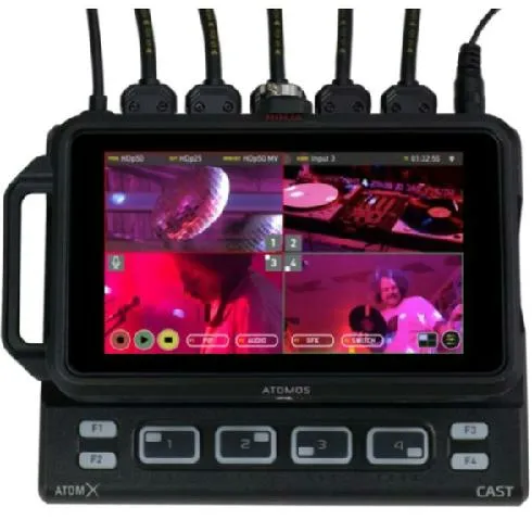 ATOMOS Ninja CAST: Ninja V+ y AtomX CAST 1 en alquiler en madrid atomos ninja cast para hacer streaming