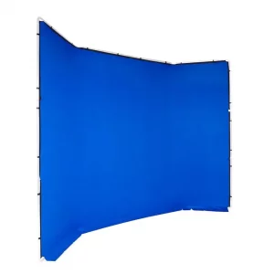 Fondo panorámico Manfrotto chroma key azul 4x2,9m