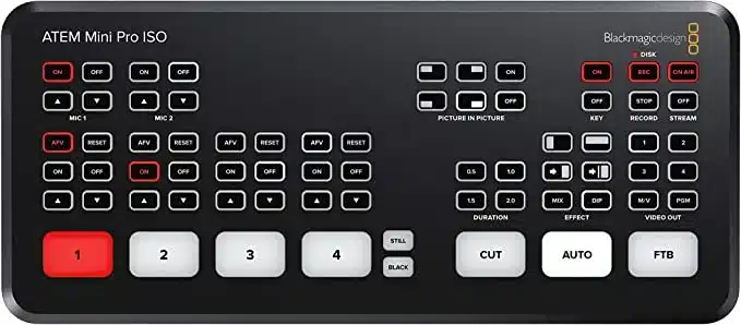 Blackmagic ATEM Mini Pro ISO Streaming 2 Blackmagic ATEM Mini Pro ISO Streaming - Imagen 2