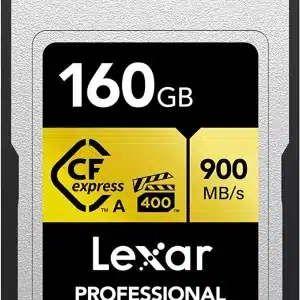 Tarjeta de memoria Lexar Profesional CFexpress Tipo A Gold Series de 160 GB