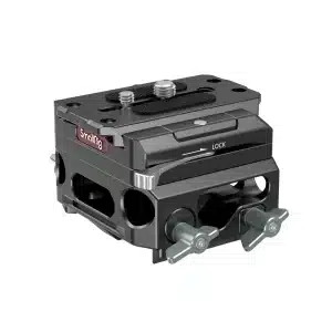 Placa base ligera con abrazadera de varilla doble de 15 mm