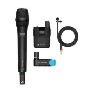 Sennheiser AVX-ME2 con micrófono de mano y de solapa: