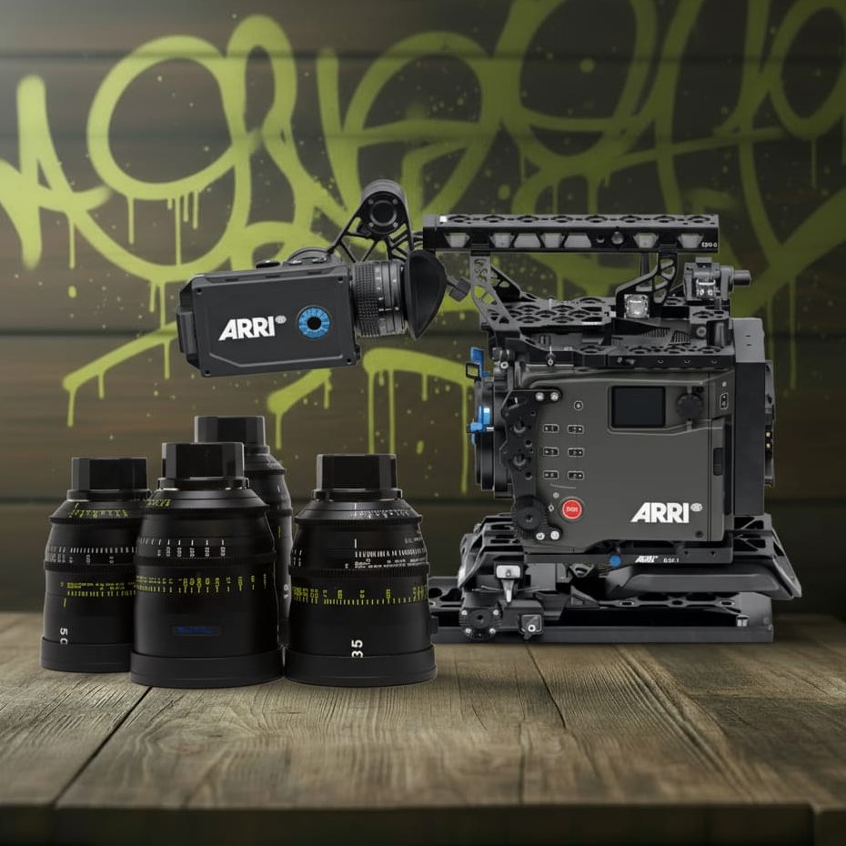 Kit cámara ARRI Alexa 35 + Set 4 ópticas Tokina Cinema Vista Prime + Accesorios + Video asistencia