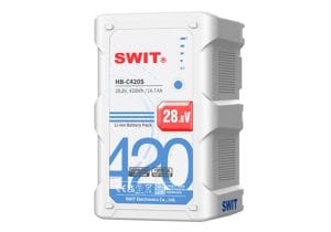 SWIT HB-C420S batería V-Mount de 500 W de alta carga y 420 Wh