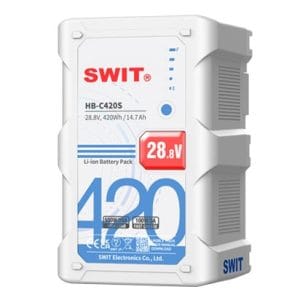 SWIT HB-C420S batería V-Mount de 500 W de alta carga y 420 Wh