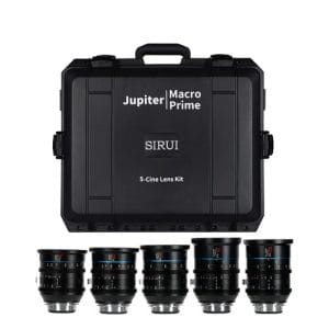 Kit Lentes MACRO Cine SIRUI Jupiter T2 PL 24mm, 35mm, 50mm, 75mm, 100mm - Imagen 3