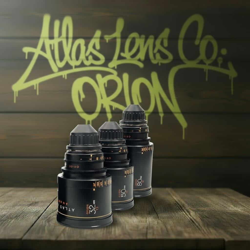 ATLAS ORION set 3 lentes anamórficas 32mm, 50mm y 80mm PL 1 ATLAS ORION set 3 lentes anamórficas 32mm, 50mm y 80mm PL