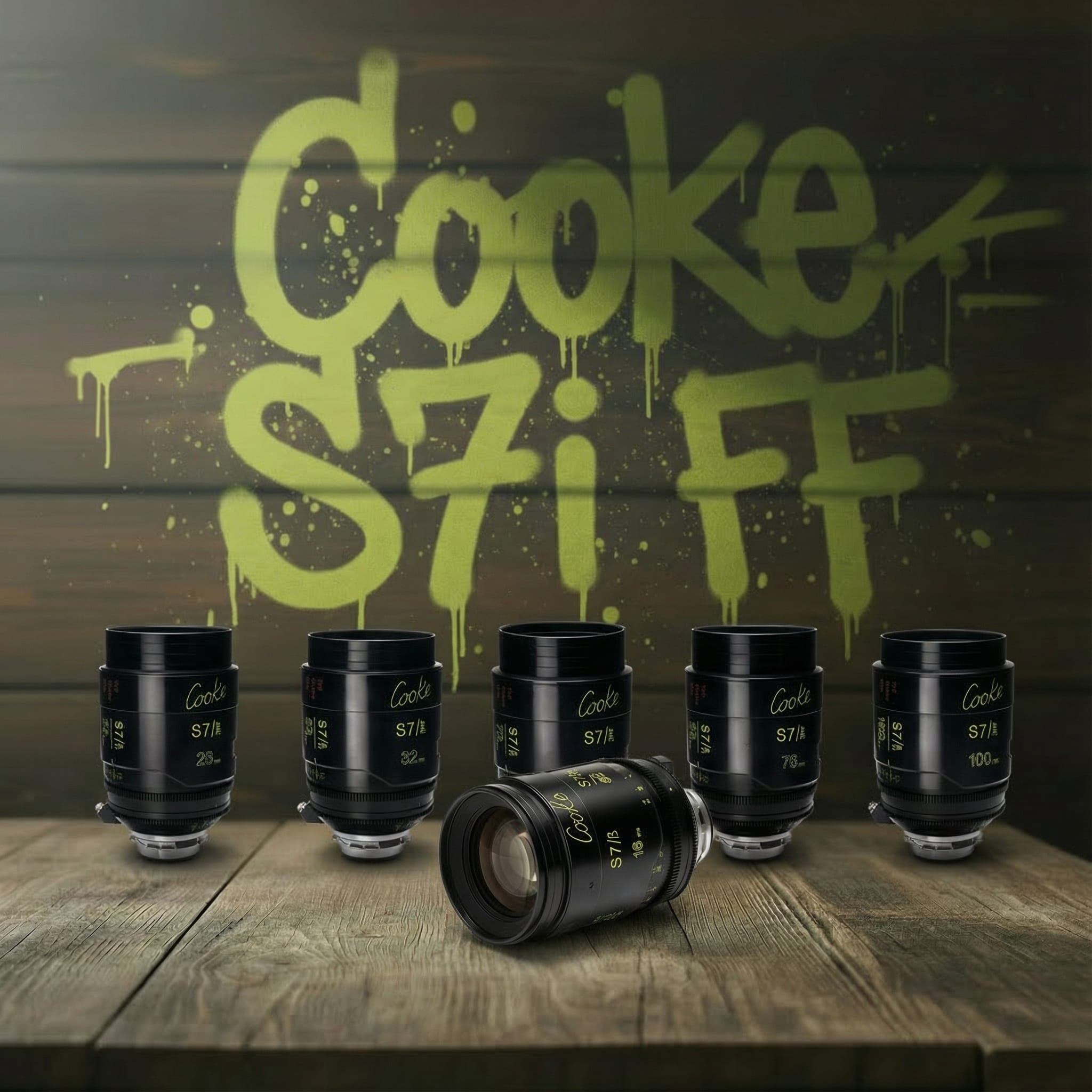 Cooke S7/i set 6 lentes 18mm, 25mm, 32mm, 50mm, 75mm y 100mm PL 1 Cooke S7/i set 6 lentes 18mm, 25mm, 32mm, 50mm, 75mm y 100mm PL