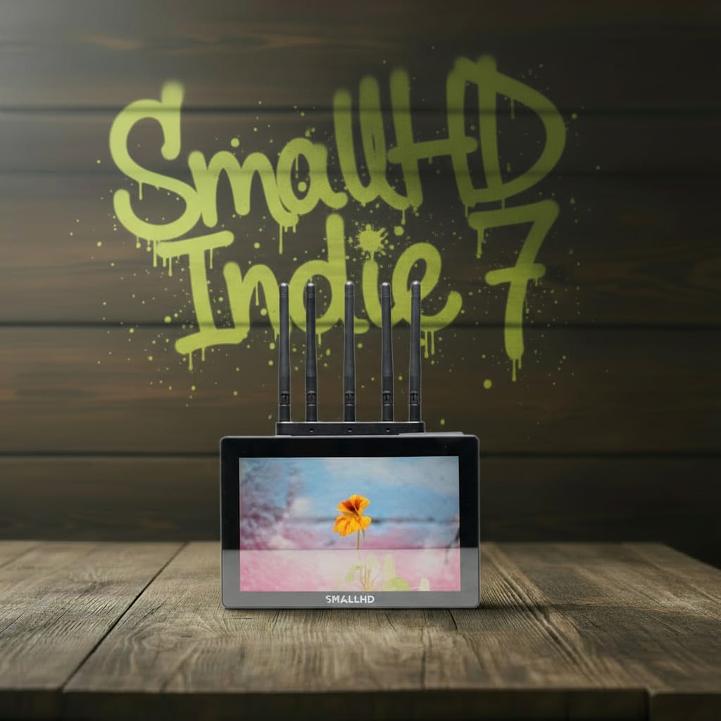 SmallHD Indie 7 con módulo receptor Teradek Bolt 6 RX 750 V-Mount 1 SmallHD Indie 7 con módulo receptor Teradek Bolt 6 RX 750 V-Mount